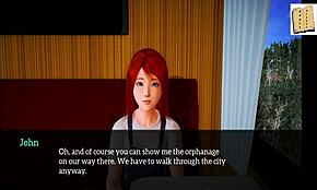 In my new family, anime characters engage in wild sex scenes