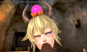 Hey, wanna see Princess Bowser in wild 3D hentai action?