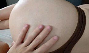 Morning sex with my girlfriend, making her cum twice before filling her with creampie