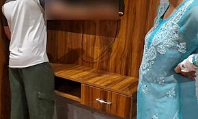 Engineer Fixes TV, Ends Up Pounding Tight Pussy with Big Cock