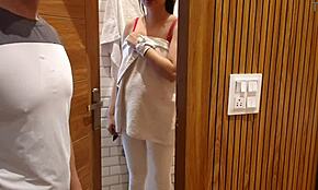 Engineer Fixes TV, Ends Up Pounding Tight Pussy with Big Cock