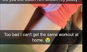 Cheating Amateur Yoga Milf Fucks Fitness Instructor on Snapchat - Cucked and Creampied