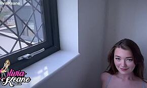 British student sucks you off in pantyhose