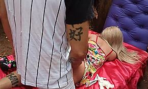 Blonde sex toy gets her ass drilled hard