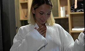 She says fuck me harder bodybuilder as he pounds her rough and quick