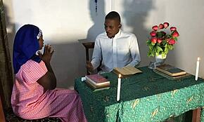 Reverend Step Sister Confesses Sins with Multiple Cumshots