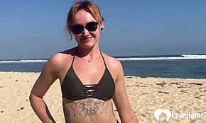 Gagging My Tattooed Beauty While Face Fucking Her in Bikini