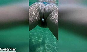 Underwater creampie action with multiple cumshots inside! 🌊