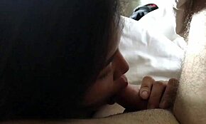 Morning blowjob from 19 yo teen doggy style 😍