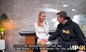 Young 18+ Czech Beauty with Natural Tits Cheats on BF in Public