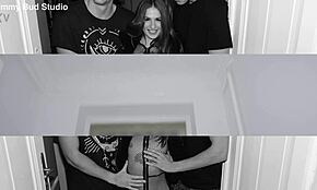 this whore let us do double vaginal for free. wild lingerie action!