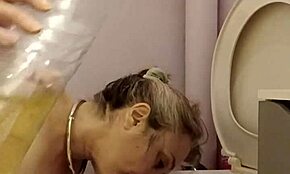 European Whore Bound and Humiliated with Toys and Slaps