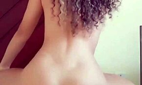i'm lovin this curly blonde shakin her ass naked