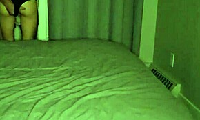 Young Silly Girl Plays Around In Bedroom