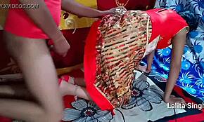 Bhabhi says, Fuck me on the bed, during wedding night in village.