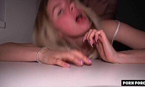 Submissive Teen 18+ Choked And Fucked - She Loves It Kinky