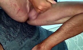 ansima moans as huge cock cums and fingers her ass