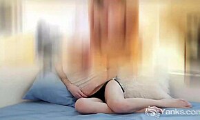 ruby woods spreads pussy and humps to orgasm!