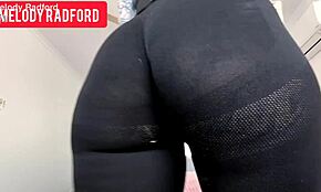 Milf in sheer leggings melody radford fucked
