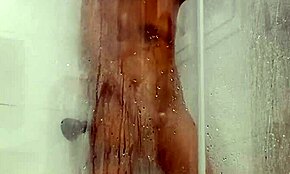 Hot Girl Feels Horny Emotions in Shower with Dildo