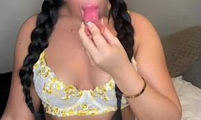 Horny British Exchange Student Masturbates in High Definition POV