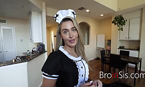 stepsis in maid outfit- ella reese