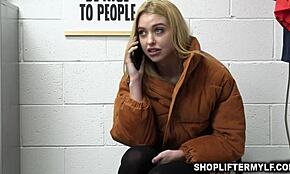 aaliyah love and chloe cherry fucked by pervert security officer for shoplifting