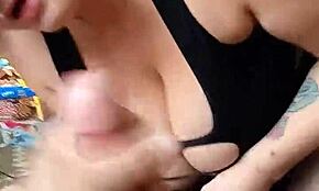 Sub Slut Choked In Deepthroat Close-Up