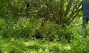 Fat Milf Takes Off Panties And Pisses With Stranger!