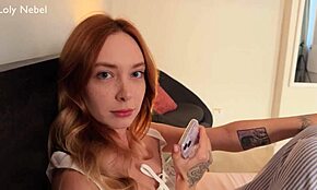 i caught my stepsister watching porn and fucked her tight pussy so good, with oiled small 18+ tits and close-up fetish licks