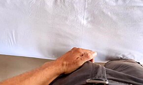 Tattooed teen beauty masturbates with dildo deep inside