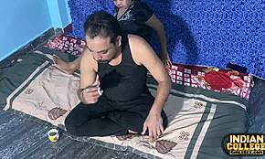 Indian stepmom with big boobs and ass classic sex with stepson friend