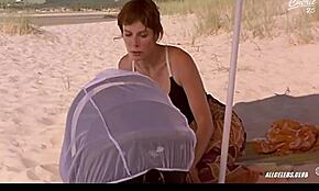 Clotilde Courau and Charlotte Rampling give handjobs in nude scene.