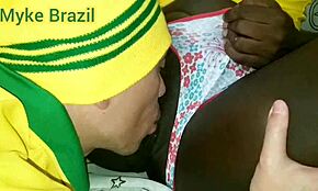 Watch Fernanda Chocolate Get Hardcore Fucked By Myke Brazil During The World Cup Match!