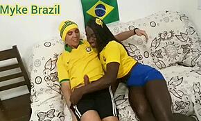 Watch Fernanda Chocolate Get Hardcore Fucked By Myke Brazil During The World Cup Match!