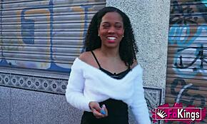 hot mulatto at porn casting rims ass and orgasms