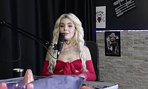 Loira Explica Como Fazer Um Bom Sexo Anal Demonstra Seu Boquete E Gemido Ao Enfiar No Cu - Kyra Sex Sheer Red