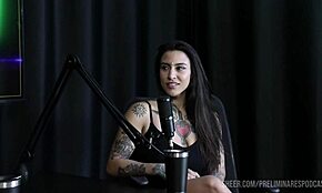 Best moments of Lexi Mallet in Preliminares podcast with Bia Hot - part 1 on Sheer Red