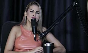 Best moments of Lexi Mallet in Preliminares podcast with Bia Hot - part 1 on Sheer Red