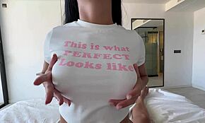 Stepbrother uses DRONE to catch LATIN stepsis taking TOPLESS selfies and look what HAPPENS in the END