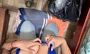 poor little bitch gets fucked for plastic bottles