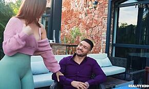 She cheats with her business partner in steamy reality scenes.