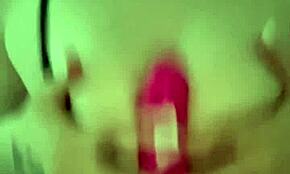 horny british slut does solo masturbation on webcam