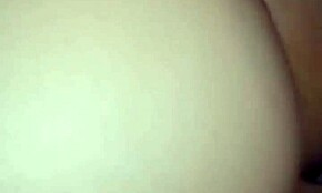 Young latina bride in robe poses seductively for homemade video