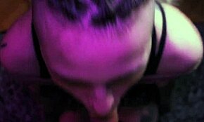 Ropes bind me tight, sucking his dick