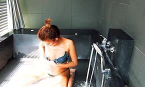 Wet finger games in the whirlpool part 4 😏