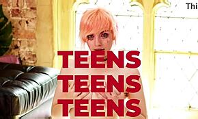 naughty student ellie teased to orgasm denial in cunt lesson with dripping wet pussy