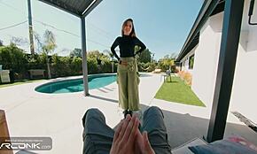 Vr conk redhead kim sucks huge cock in cosplay parody