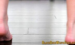 Blonde Teen Feels Cum Dripping From Her Feet After Footjob