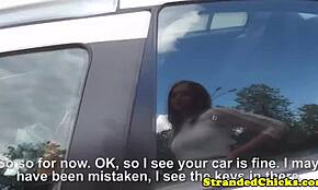 Barelylegal Stranded Teen With Cute Freckles, POV Close-Up Bent Over Doggystyle Russian Public Outdoor Reality